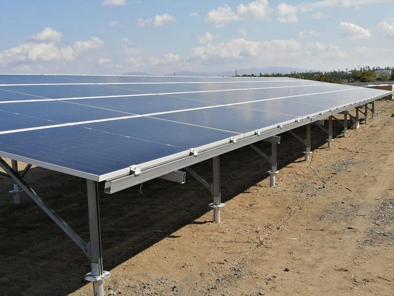 Zn-Al-Mg solar mounting system